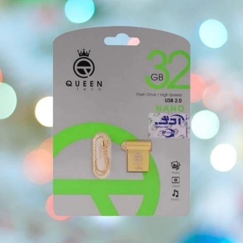 فلش مموری QUEEN TECH مدل NANO ظرفیت 32 گیگابایت